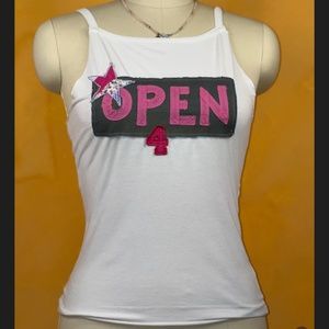 cute white camisole (M)